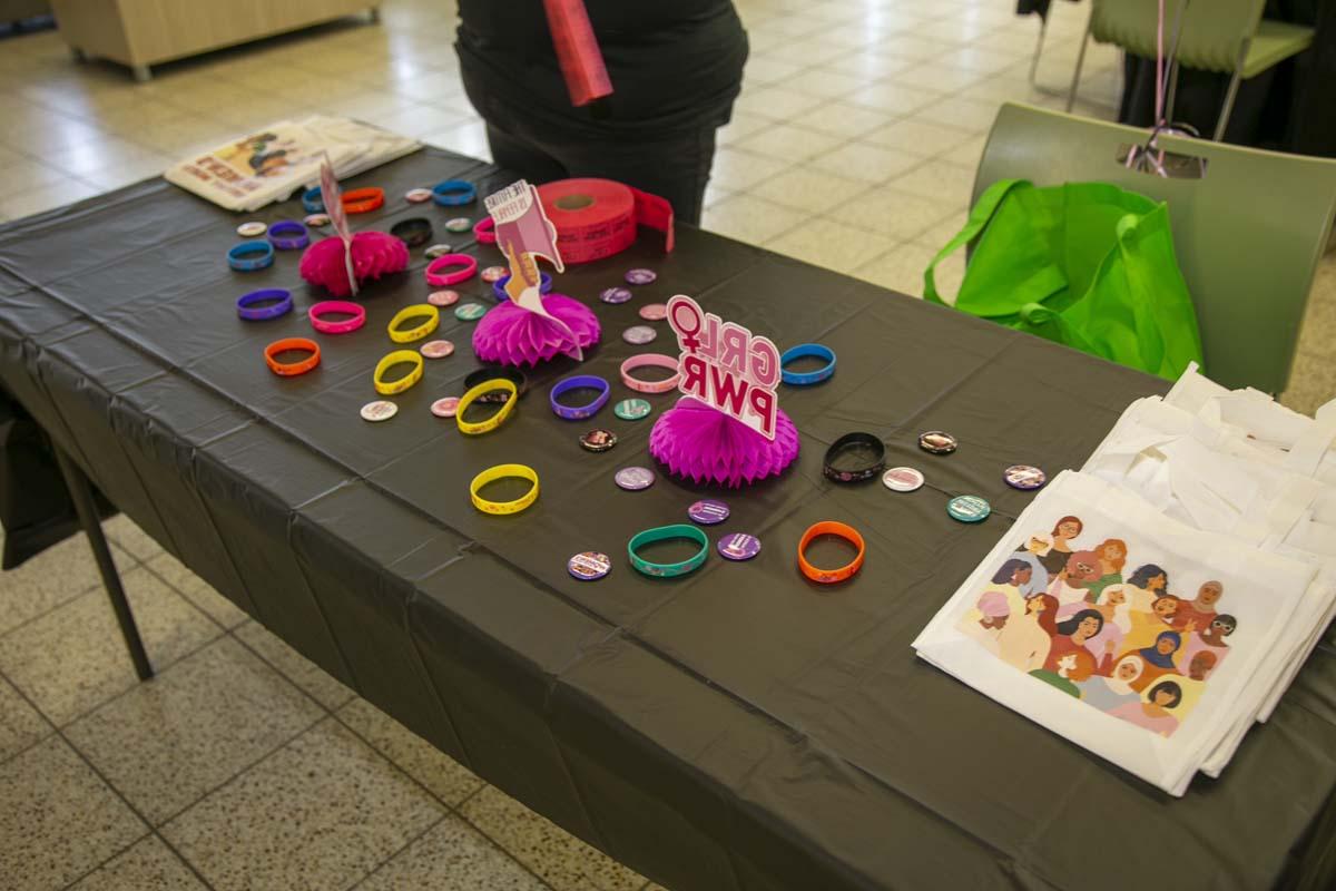 Students, staff and faculty attend Women's History Month Kickoff Celebration at CHC.