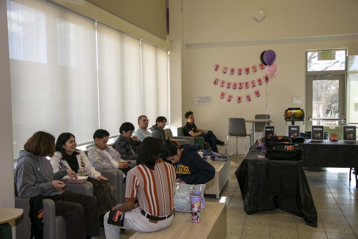 Students, staff and faculty attend Women's History Month Kickoff Celebration at CHC.