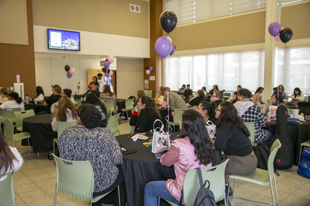 Students, staff and faculty attend Women's History Month Kickoff Celebration at CHC.