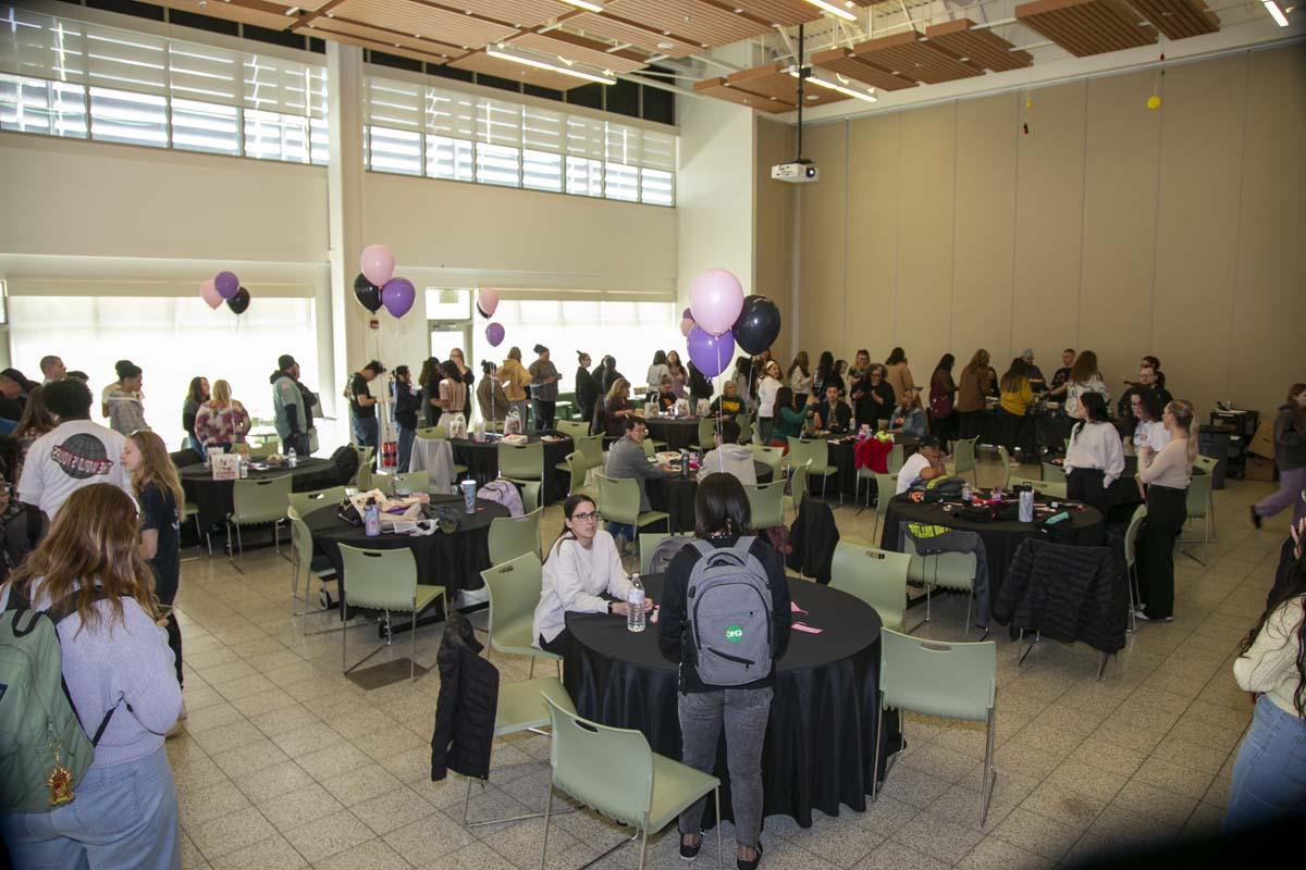 Students, staff and faculty attend Women's History Month Kickoff Celebration at CHC.