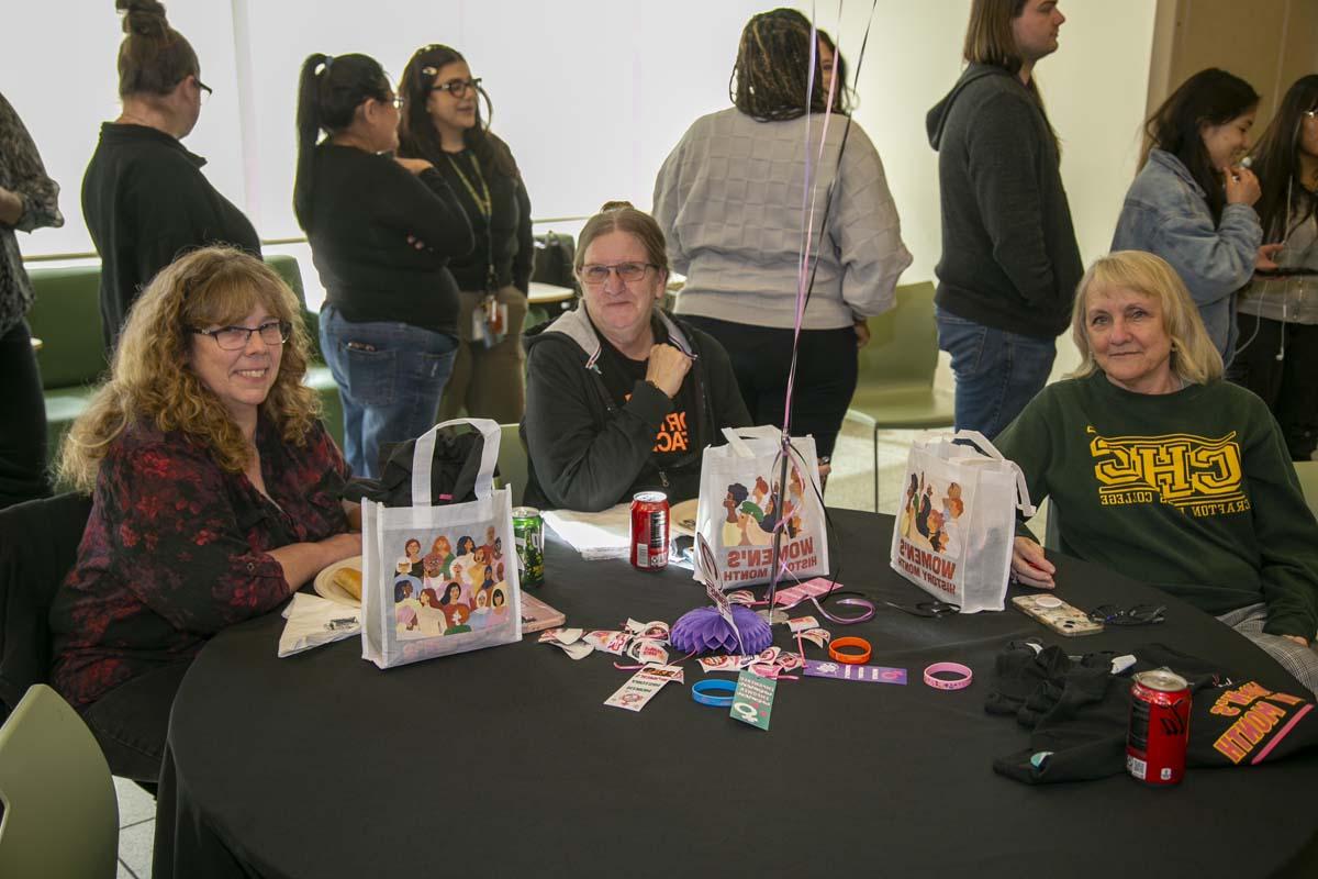 Students, staff and faculty attend Women's History Month Kickoff Celebration at CHC.