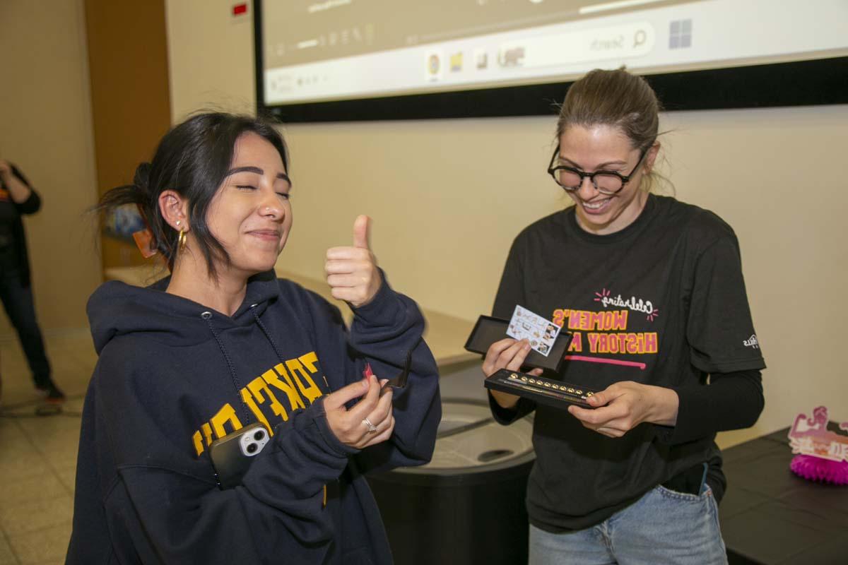 Students, staff and faculty attend Women's History Month Kickoff Celebration at CHC.